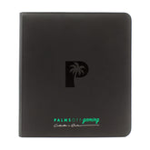Palms off Collector's Series 12 Pocket Zip Trading Card Binder - BLACK